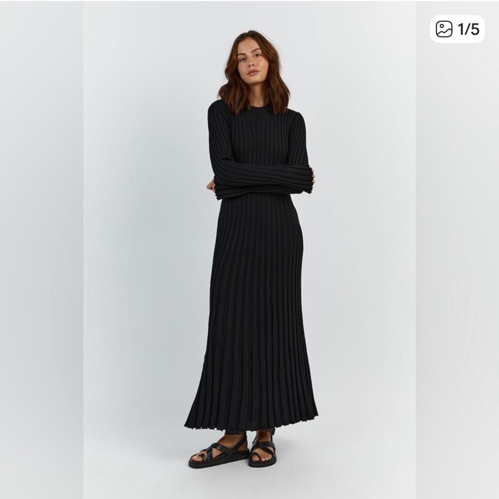 DISSH Black Knit Dress